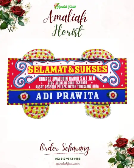 Papan Bunga Ucapan Selamat Karya Mulia